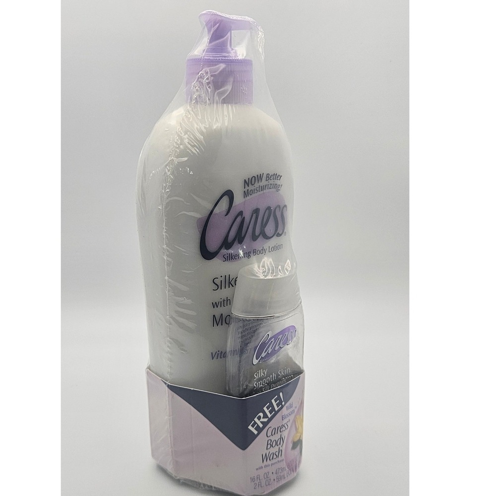 Caress Silkening Wild Blossom Body Lotion 16oz Rare Discontinued Wash New Sealed - Picture 3 of 14